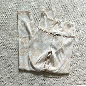 Aerie Beige Floral Leggings